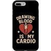 Healthcare Fitness Lab Tech Medical Sarc Custodia per iPhone 7 Plus/8 Plus Phlebotomist Pun Divertente Infermiera Umorismo Sangue Draw Cardio Scherzo