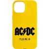 AC/DC Custodia per iPhone 15 Ufficiale AC/DC Plug me In Logo