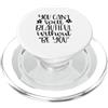 Fraxoweb Non posso scrivere bella senza essere tu ispiratore PopSockets PopGrip per MagSafe