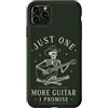 One More Guitar Custodia per iPhone 11 Pro Max Cowboy Scheletro Chitarrista Country Music Umorismo Folk