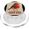 Robin Bird Outfit Grazioso pettirosso con una bella piuma per gli amanti degli uccelli PopSockets PopGrip per MagSafe