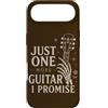 One More Guitar Custodia per iPhone Air Just One More Guitar I Promise Chitarrista Musica Umorismo