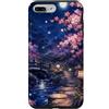 Quiet Japan Studio Custodia per iPhone 7 Plus/8 Plus Giardino notturno