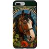 Belle Epoque Animals Custodia per iPhone 7 Plus/8 Plus Cavallo da tiro Clydesdale Art Nouveau