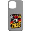 United Labels Custodia per iPhone 13 Pro Max Soccer - WM World Cup 2026 Germania titolo di campione