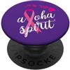 Aloha Gift Box Aloha Spirit Consapevolezza del cancro al seno Isole Hawaii PopSockets PopGrip Adesivo
