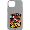 United Labels Custodia per iPhone 15 Plus Soccer - WM World Cup 2026 Germania titolo di campione