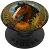 Belle Epoque Animals Cavallo della Baia con Blaze Bianco Vendemmia Art Nouveau PopSockets PopGrip Adesivo