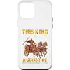 H9Shop Happy Birthday Was Born On August Custodia per iPhone 12 mini Questo re è nato il 2 agosto Buon compleanno a me e a te