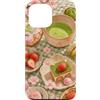 Quiet Japan Studio Custodia per iPhone 13 Pro Max Modello Matcha Picnic