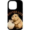 Pottery Capybara Outfit Custodia per iPhone 14 Pro Divertente Capibara con Potter Costume per Ragazzi e Ragazze