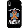Cprs Warrior Gifts for Women and Men Custodia per iPhone XR Cprs Awareness Month Orange Novembre Cprs