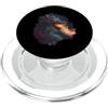 PM-Artistic Il drago sputafuoco oscuro PopSockets PopGrip per MagSafe