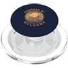Funny Bologna Sandwich Lovers Gifts & Ap Powered By Bologna Sandwich Divertente Baloney Foodie Costume PopSockets PopGrip per MagSafe