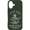 One More Guitar Custodia per iPhone 17 Cowboy Scheletro Chitarrista Country Music Umorismo Folk