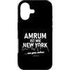 2026 Insel Amrum Souvenirs Custodia per iPhone 17 Amrum è come New York frase divertente