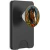 Belle Epoque Animals Cavallo da tiro Clydesdale Art Nouveau PopSockets PopWallet per MagSafe