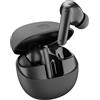 Music Sound auricolari senza fili ergonomici Numia con la cancellazione attiva del rumore, la modalità trasparenza, il Bluetooth e 30 ore di autonomia, nero