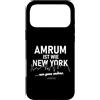 2026 Insel Amrum Souvenirs Custodia per iPhone 17 Pro Max Amrum è come New York frase divertente