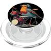 Robin Bird Outfit Simpatico Robin Bird con batteria e cuffie Costume PopSockets PopGrip per MagSafe