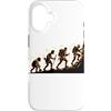 Mountain Climbing Climber Gifts Custodia per iPhone 16 Evolution of a Climber Mountaineering Summit Alpine