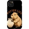 Pottery Capybara Outfit Custodia per iPhone 11 Pro Max Divertente Capibara con Potter Costume per Ragazzi e Ragazze