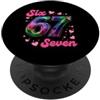 Maglietta Meme Divertente 67 Sei Sette 6 67 Sei Sette 6-7 Dolce Brainrot Italiano Meme Per Bambini PopSockets PopGrip Adesivo