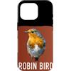 Robin Bird Outfit Custodia per iPhone 16 Pro Incredibile costume da uccello per gli amanti dei pettirossi