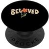 Christian Scripture Inspirational Bible Amato Cristiano Groovy Fiore Fede Culto religioso PopSockets PopGrip Adesivo