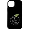 Funny Kindergarten Merch Custodia per iPhone 15 Plus A Is For Apple - Scuola materna Pre-K 1 ° grado