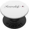 Fun Designs Regalo minimalista con tipografia a forma di cuore PopSockets PopGrip Adesivo