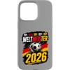 United Labels Custodia per iPhone 15 Pro Max Soccer - WM World Cup 2026 Germania titolo di campione