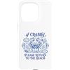 Maglietta Estiva Vacanza Al Mare Sole Es Custodia per iPhone 15 Pro T-shirt Estiva Per Le Vacanze, Retrò, Spiaggia, Granchi,