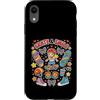 Skate & Smile Vibes Custodia per iPhone XR Kawaii Skateboarder Bambino Skateboarding Fun Design
