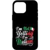 Funny I'm Not Yelling I'm Italian Custodia per iPhone 16 Pro Max Non sto urlando Sono italiano
