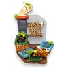 Chianese Banco Pesce in Terracotta, Miniatura Artigianale per Presepe e Diorama Natalizio, Stile Rustico, Multicolore, 11,5 x 7,5 x 7,5 cm, Decorazione Mercato e Bottega