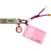Mr. Wonderful Nastro Lanyard Riccio Ready to Roll con Porta-Carte, Cordino Porta Badge per Scuola, Ufficio e Università