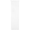Monster Shop Radiatore Piatto a Colonna Singola 1600 x 420 mm Verticale Design Moderno Acciaio al Carbonio Riscaldamento Centrale Bianco Opaco con Kit Fissaggio e Spazzola
