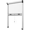La zappa Zanzariera a rullo verticale per porta/finestra in alluminio (Bianco, 100 X h 250 cm)