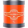BEKATEQ Pittura protettiva per legno Bianco 1l Pittura per legno per interni & esterni I Vernice per parquet, porte, scale, recinzioni ecc. I Altamente coprente contro le intemperie BE-420