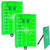 Bavooty Target Laser Verde,Cavalletto Livella Laser,Target Magnetica con Gamba per Livella Laser Verde,2pcs