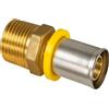 MP-SHOP IT Raccordo Dritto Manicotto Maschio 1/2x20mm 5pz Per Tubo Multistrato Acqua/Gas A Pressare Made In Italy Qualità certificata | Raccordo per Idraulica, Riscaldamento, Caldaie e Impianti a Gas
