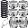 ITABONO Set da 6 Filtri Rubinetto Con Aeratore M24 Rompigetto Per Cucina, Lavandino Bagno e Bidet Con Riduttore Di Flusso Filtro in Acciaio Inox e ABS tra cui 8 Guarnizioni e 1 Chiave Cromata