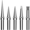 QWORK® 5 Pezzi punte di saldatura, compatibili con Weller punte di ricambio saldatore ET WESD51, WES51, WE1010NA