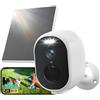 GNCC 2K Telecamera Wi-Fi Esterno Batteria Senza Fili Con Solare Pannello