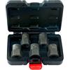 CCLIFE Set di estrattori per viti da 3/8 CR-MO con bussole turbo da 8-19 mm