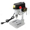 Frederimo Mini trapano a colonna di regolazione della velocità di rotazione Trapano bancario Trapano da banco elettrico Drill Bench Press Stand Base Telaio Bracket Hole Drilling Machine Tavolo Trapano per legno