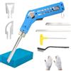 Clyfanesy 180W Taglia Polistirolo,Elettrica a Caldo per Schiuma con 5 Lame al Nichel-Cromo,(0-600℃) Coltello a Caldo Taglierina Polistirolo, taglierina per polistirolo Usato per Polistirolo, EPS, KT Board, EVA