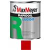Max Meyer Rapidoil, Smalto Lucido Universale per Ferro e Legno, Resistente agli Agenti Atmosferici, Buon Potere Coprente, Multisupporto, 13-16 mq/l (Rosso Traffico RAL 3020, 0,75 Litri)