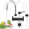 Strixorn Tap Instantanea Caldaia Acqua Eletrica di Acciaio Inossidabile con Maniglia 360° e Visualizzatore LED della Temperatura per Camping, Giardino, Cucina, Bagno